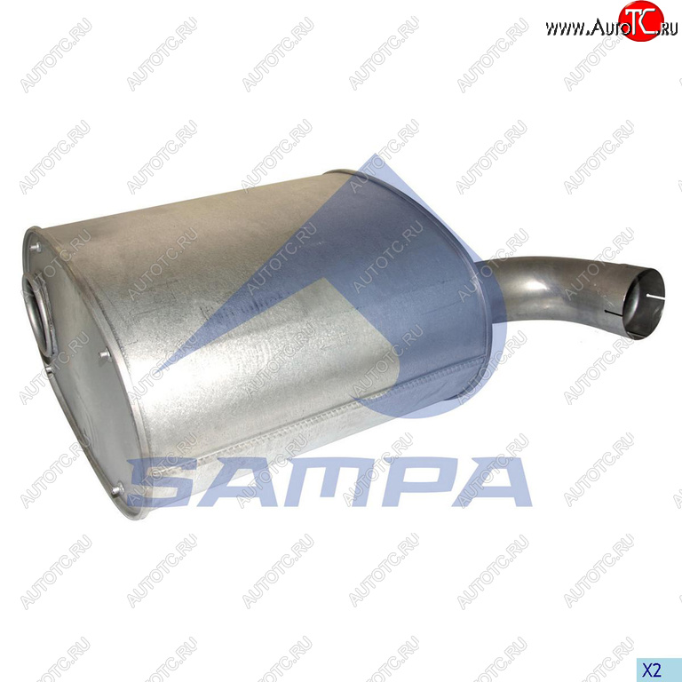 17 999 р. Глушитель IVECO SAMPA SAMPA 060.414  с доставкой в г. Кемерово