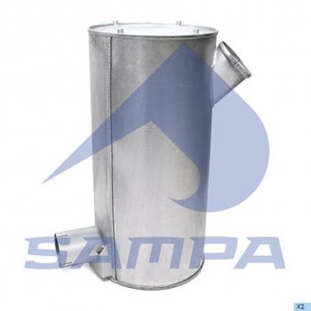 15 599 р. Глушитель IVECO EuroTech (ЕВРО-1) SAMPA SAMPA 060.416  с доставкой в г. Кемерово. Увеличить фотографию 1