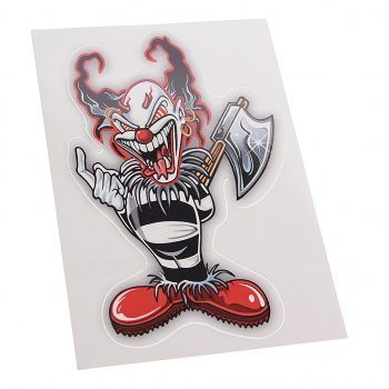 64 р. Наклейка виниловая вырезанная Joker 11х17см полноцветная AUTOSTICKERS AUTOSTICKERS 061320  с доставкой в г. Кемерово. Увеличить фотографию 1