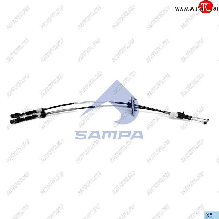 5 849 р. Трос КПП IVECO Daily переключения SAMPA SAMPA 062.141  с доставкой в г. Кемерово