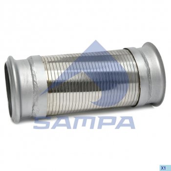 3 199 р. Гофра IVECO глушителя с фланцем (129x290) SAMPA SAMPA 064.387  с доставкой в г. Кемерово. Увеличить фотографию 1