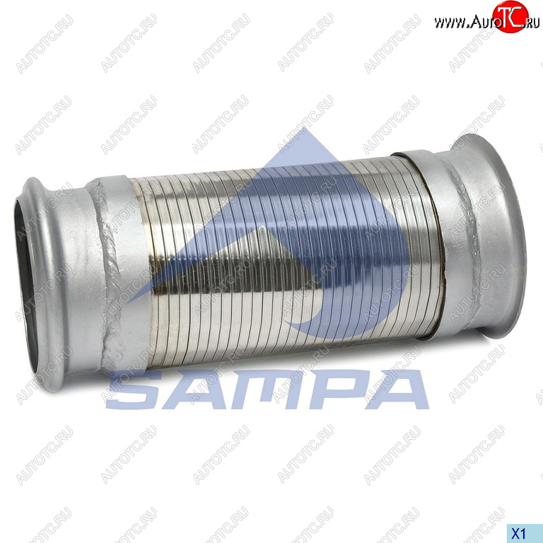 3 199 р. Гофра IVECO глушителя с фланцем (129x290) SAMPA SAMPA 064.387  с доставкой в г. Кемерово