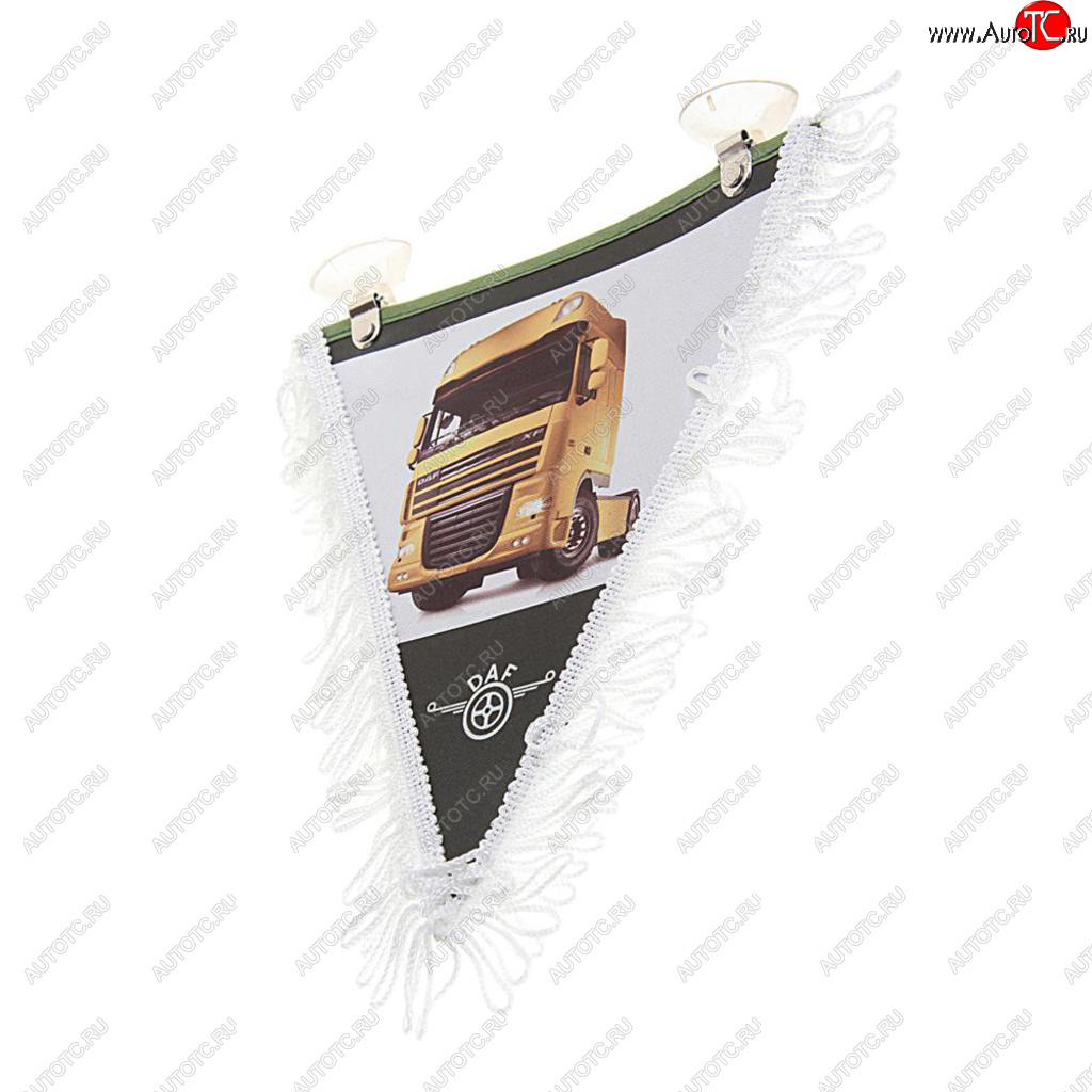 379 р. Вымпел DAFс бахромой (20х26см) на 2-х присосках AUTOSTICKERS 06499  с доставкой в г. Кемерово