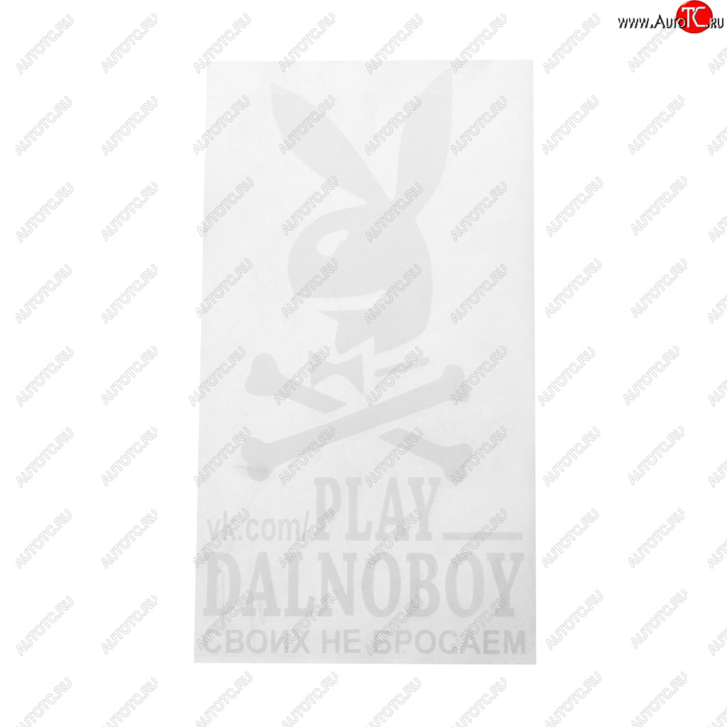 180 р. Наклейка виниловая вырезанная PLAY DALNOBOY Своих не бросаем 17х32см белая AUTOSTICKERS AUTOSTICKERS 065915хбл  с доставкой в г. Кемерово