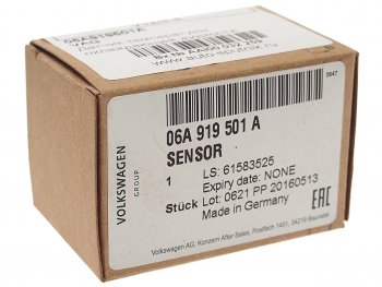 799 р. Датчик температуры VW AUDI SEAT SKODA (2-х штекерный черный) OE VAG 06a919501a  с доставкой в г. Кемерово. Увеличить фотографию 3