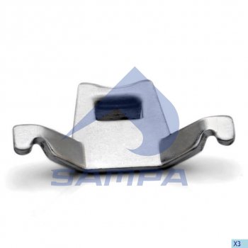 82 р. Пластина BPW крепления стяжных пружин (SN30) SAMPA SAMPA 070.193  с доставкой в г. Кемерово. Увеличить фотографию 1