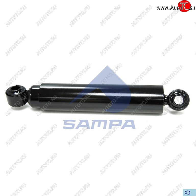 4 399 р. Амортизатор BPW SAF полуприцепа, прицепа (464800 24х55 24х55 OO) SAMPA SAMPA 070.228-01  с доставкой в г. Кемерово
