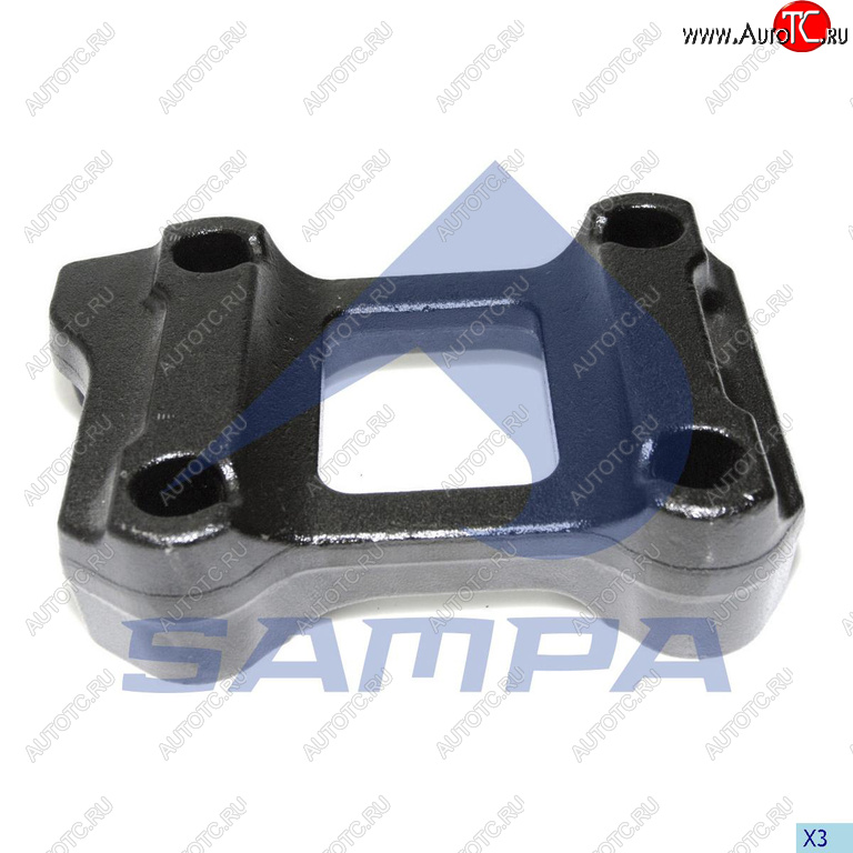 3 359 р. Кронштейн BPW крепления рессоры правой (без пальца) SAMPA SAMPA 070.327  с доставкой в г. Кемерово