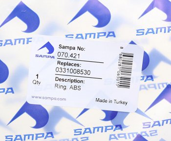 389 р. Кольцо АБС BPW (z=80) SAMPA SAMPA 070.421  с доставкой в г. Кемерово. Увеличить фотографию 3