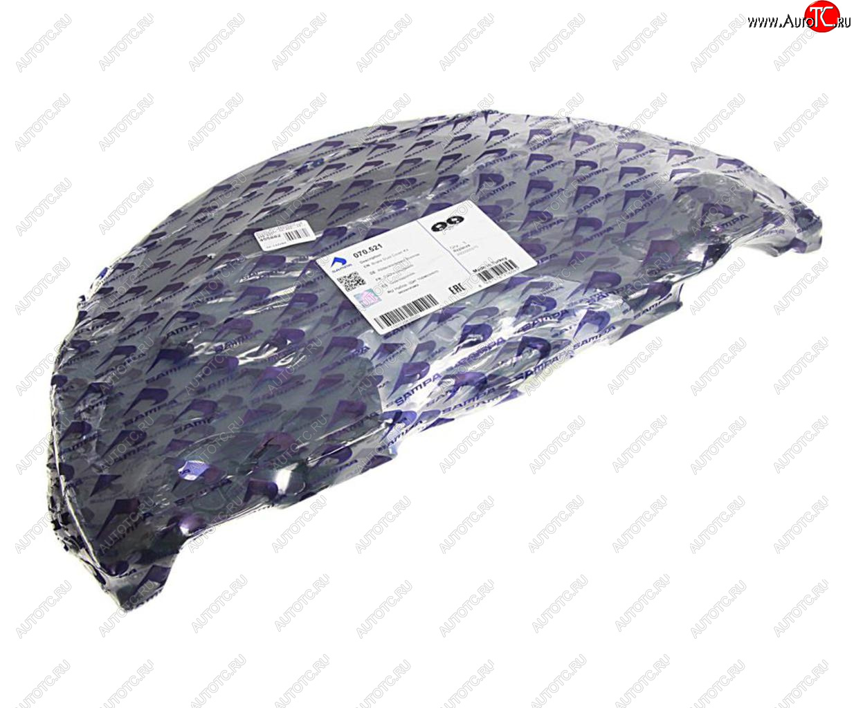 2 599 р. Щиток BPW барабана тормозного пылезащитный (комплект на ось, 120 SN4220-2) SAMPA SAMPA 070.521  с доставкой в г. Кемерово