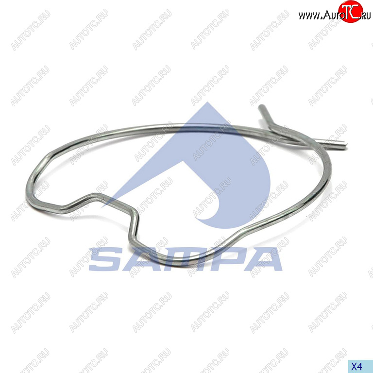 37 р. Кольцо стопорное BPW (ECO Plus) ступицы 62х1.8 SAMPA SAMPA 071.025  с доставкой в г. Кемерово