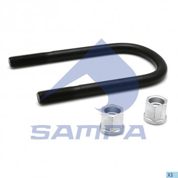 1 679 р. Стремянка BPW рессоры (M22150х265) SAMPA SAMPA 071.0391  с доставкой в г. Кемерово. Увеличить фотографию 1
