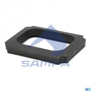 130 р. Пластина BPW крепления рессоры центрирующая SAMPA SAMPA 071.045  с доставкой в г. Кемерово. Увеличить фотографию 1