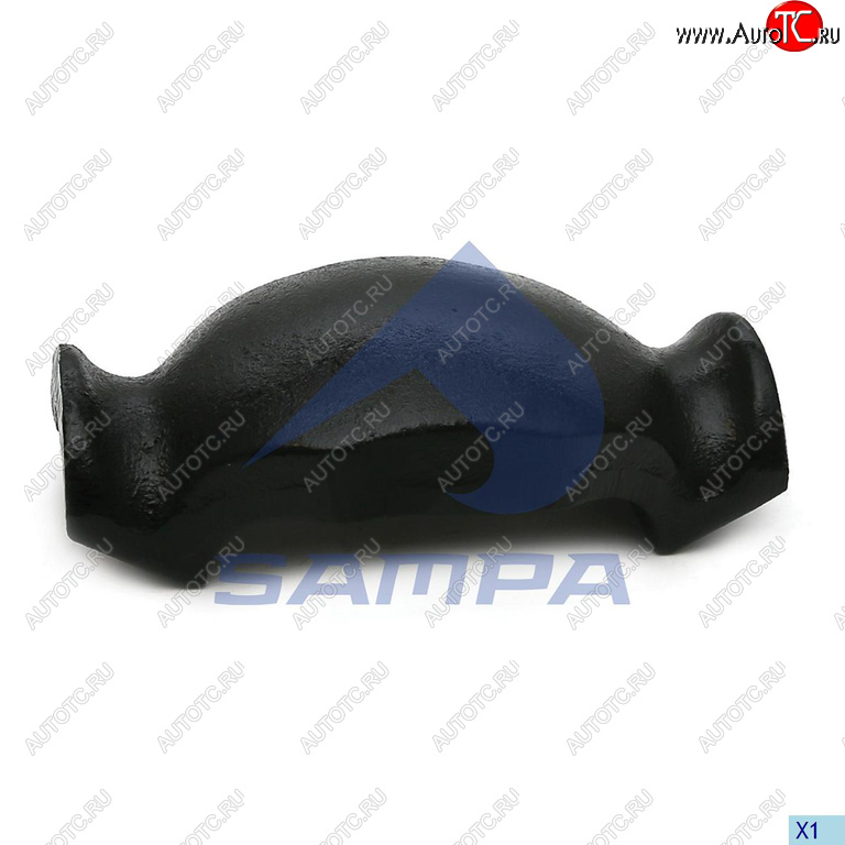 1 599 р. Сегмент BPW стремянки двойной под рессору L=70 (балка d=120мм) SAMPA SAMPA 071.100  с доставкой в г. Кемерово