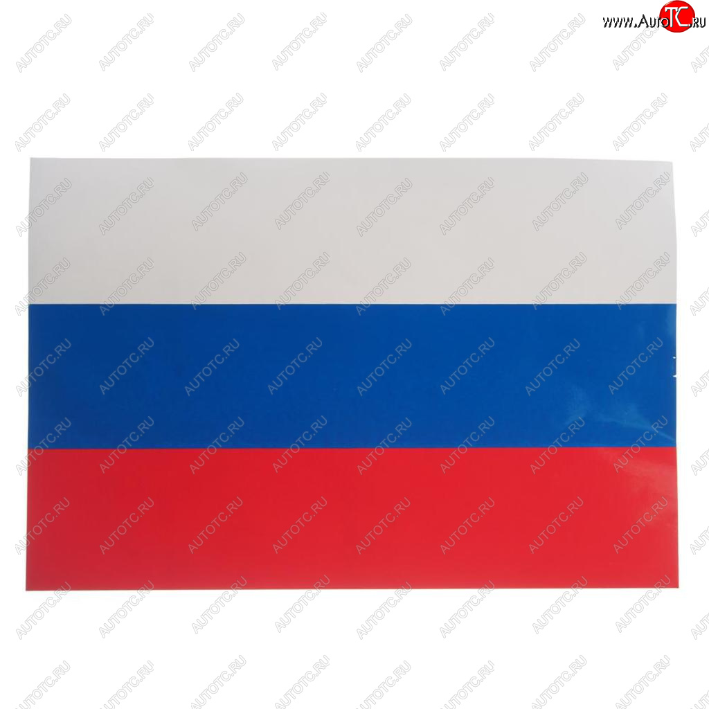 95 р. Наклейка виниловая вырезанная RUS-флаг 30х20см полноцветная AUTOSTICKERS AUTOSTICKERS 071930  с доставкой в г. Кемерово