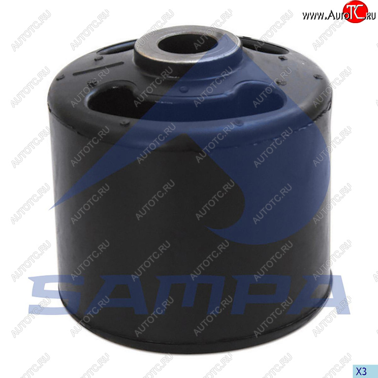 3 379 р. Сайлентблок INTRAX SAF полурессоры (подвески прицепа) (30х155х170) SAMPA SAMPA 075.075  с доставкой в г. Кемерово