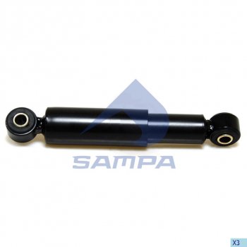 3 599 р. Амортизатор BPW SAF полуприцепа, прицепа (489318 70х75 20х78 20х68 ОО) SAMPA SAMPA 075.081-01  с доставкой в г. Кемерово. Увеличить фотографию 1
