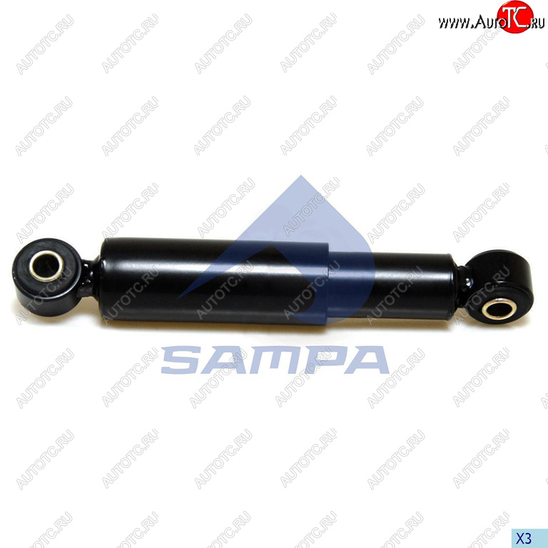 3 599 р. Амортизатор BPW SAF полуприцепа, прицепа (489318 70х75 20х78 20х68 ОО) SAMPA SAMPA 075.081-01  с доставкой в г. Кемерово