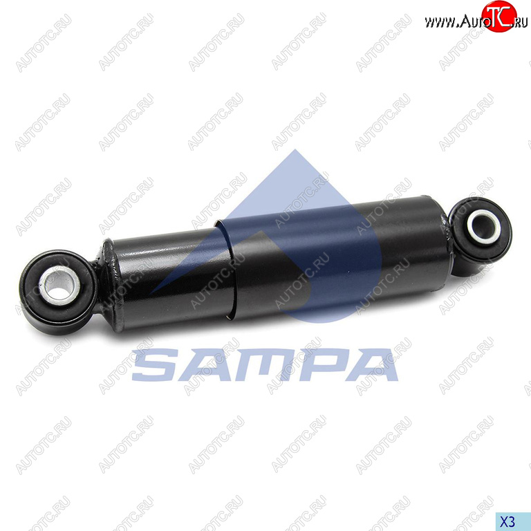 4 299 р. Амортизатор FRUEHAUF SAF SCHMITZ полуприцепа,прицепа (317475 70х80 20x62 20x62 ОО) SAMPA SAMPA 075.180-01  с доставкой в г. Кемерово