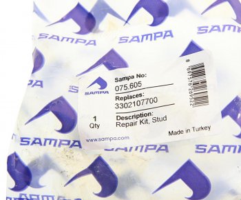 469 р. Шпилька колеса SAF (М22х1.5х83) в сборе (гайка 04938,гровер 01245) SAMPA SAMPA 075.605  с доставкой в г. Кемерово. Увеличить фотографию 2