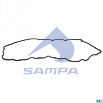 2 699 р. Прокладка крышки клапанной VOLVO FM9 дв.D9A SAMPA SAMPA 078.022  с доставкой в г. Кемерово. Увеличить фотографию 1