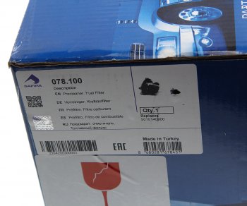 3 679 р. Фильтр топливный RENAULT грубой очистки сепаратор SAMPA SAMPA 078.100  с доставкой в г. Кемерово. Увеличить фотографию 4