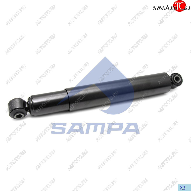 4 599 р. Амортизатор RENAULT Kerax задний (526882 71х80 20х55 25х62 OO) SAMPA SAMPA 079.012-01  с доставкой в г. Кемерово
