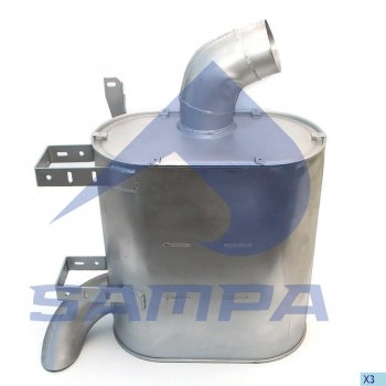 30 999 р. Глушитель RENAULT Magnum SAMPA SAMPA 079.151  с доставкой в г. Кемерово. Увеличить фотографию 1
