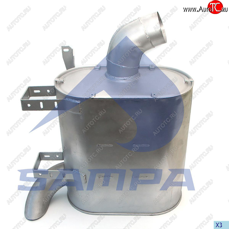 30 999 р. Глушитель RENAULT Magnum SAMPA SAMPA 079.151  с доставкой в г. Кемерово
