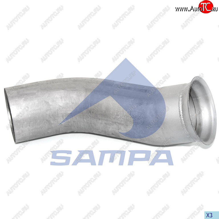 3 699 р. Труба приемная глушителя RENAULT SAMPA SAMPA 079.188  с доставкой в г. Кемерово