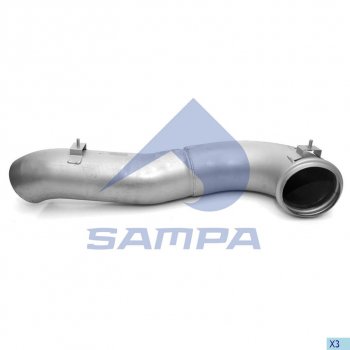 9 549 р. Глушитель VOLVO (ЕВРО-5) SAMPA SAMPA 079.193  с доставкой в г. Кемерово. Увеличить фотографию 1