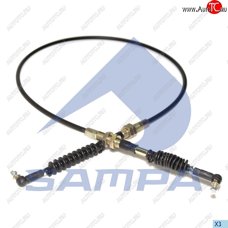 2 349 р. Трос акселератора L=1700мм RENAULT Magnum SAMPA SAMPA 079.326  с доставкой в г. Кемерово