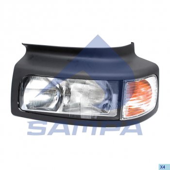 7 799 р. Фара RENAULT Premium левая SAMPA SAMPA 079.416  с доставкой в г. Кемерово. Увеличить фотографию 1