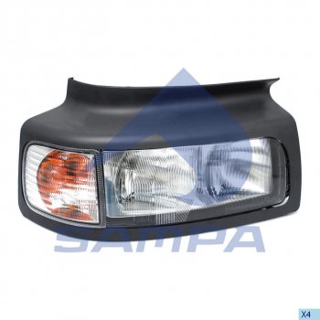 8 549 р. Фара RENAULT Premium правая SAMPA SAMPA 079.417  с доставкой в г. Кемерово. Увеличить фотографию 1