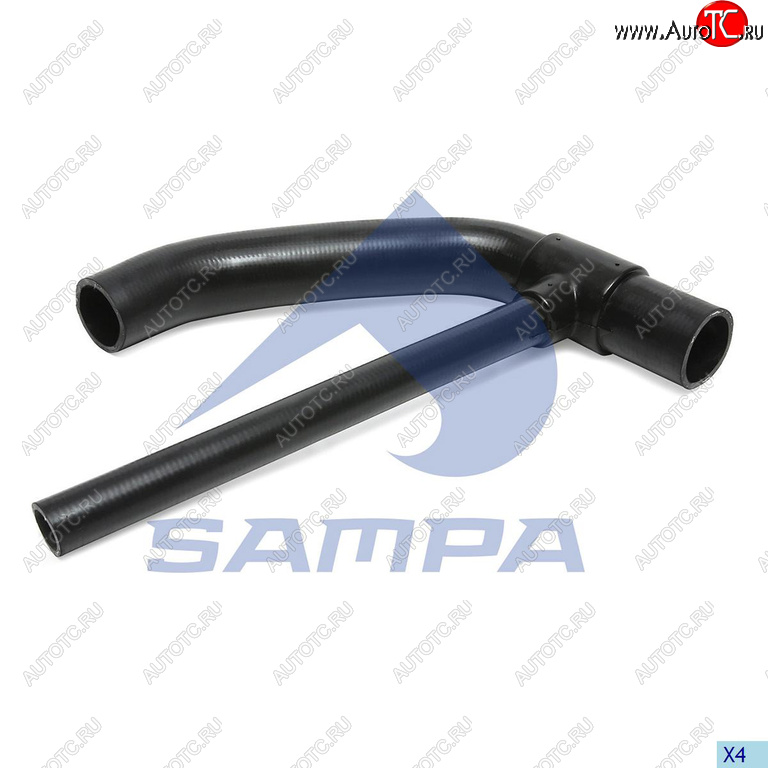 1 949 р. Патрубок RENAULT радиатора SAMPA SAMPA 079.488  с доставкой в г. Кемерово