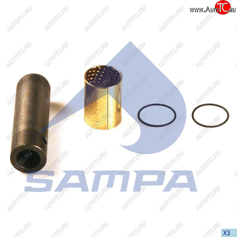 579 р. Ремкомплект RENAULT колодок тормозных (палец,втулки,упл.кольца) SAMPA SAMPA 080.545  с доставкой в г. Кемерово
