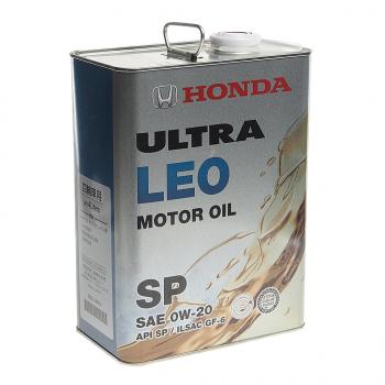 6 649 р. Масло моторное HONDA 0W20 синт.4л ULTRA LEO SN OE HONDA 08227-99974  с доставкой в г. Кемерово. Увеличить фотографию 1