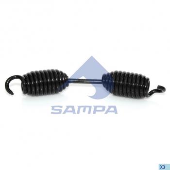 213 р. Пружина ROR полуприцепа колодок стяжная (220х34х5.2) SAMPA SAMPA 085.032  с доставкой в г. Кемерово. Увеличить фотографию 3