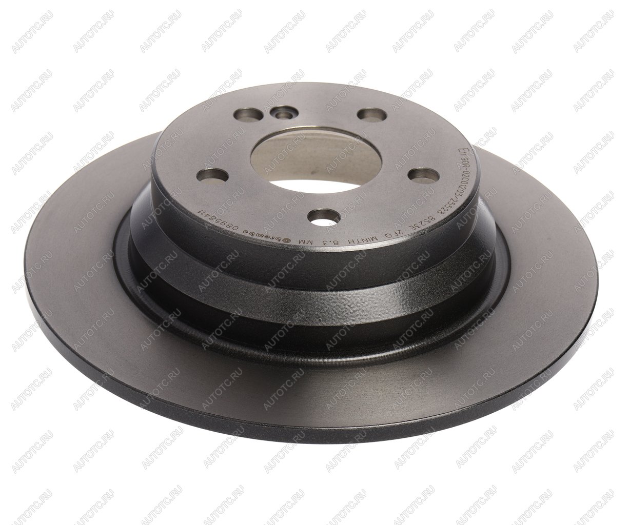 4 099 р. Диск тормозной MERCEDES E (W211,W212) (02-) задний (1шт.) BREMBO BREMBO 08.9584.11  с доставкой в г. Кемерово