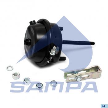 2 299 р. Камера тормоза BPW MAN SCANIA тип 20 (барабанный тормоз) SAMPA SAMPA 094.021-01  с доставкой в г. Кемерово. Увеличить фотографию 1