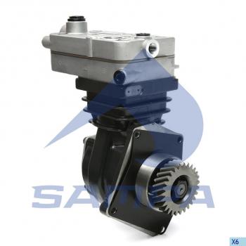 37 999 р. Компрессор КАМАЗ-5490 MERCEDES воздушный 1 цилиндровый SAMPA SAMPA 094.287  с доставкой в г. Кемерово. Увеличить фотографию 1