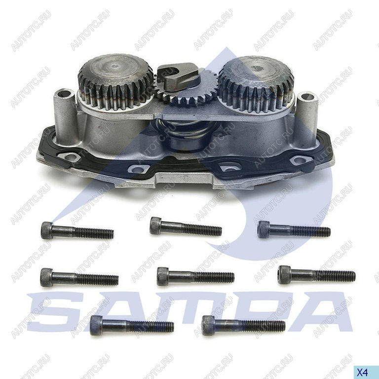 6 499 р. Ремкомплект суппорта MERITOR Elsa (корпус направляющих в сборе,прокладка,болты) SAMPA SAMPA 094.607  с доставкой в г. Кемерово
