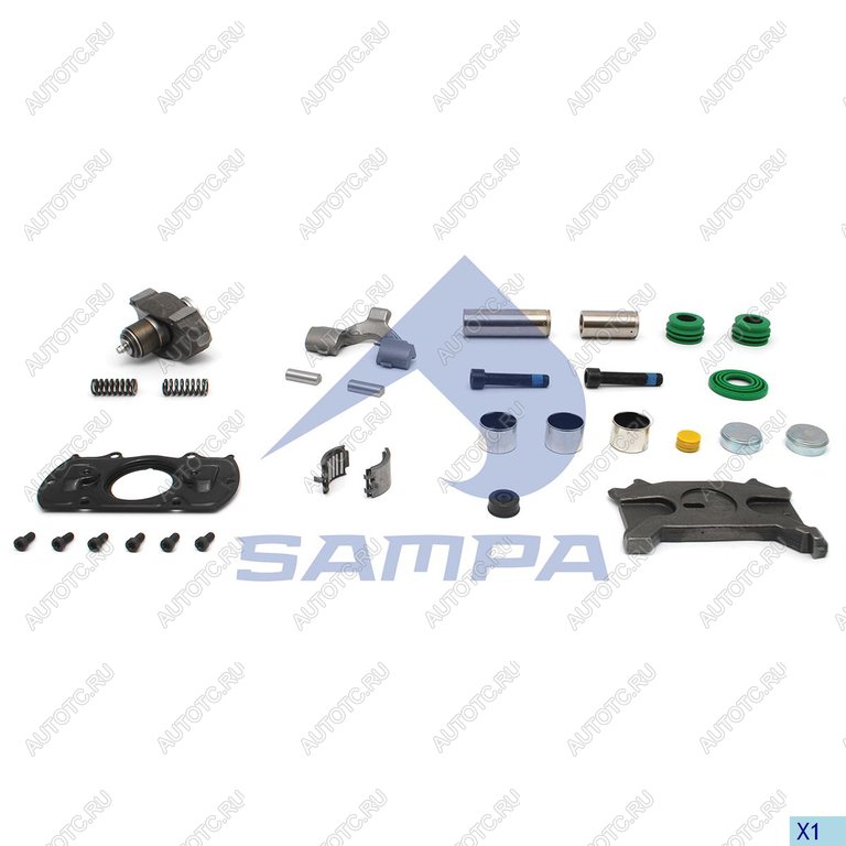 13 399 р. Ремкомплект суппорта WABCO MAX22 правый (полный) SAMPA SAMPA 094.916  с доставкой в г. Кемерово