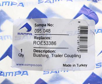 236 р. Втулка ROCKINGER петли дышла прицепа SAMPA SAMPA 095.048  с доставкой в г. Кемерово. Увеличить фотографию 3