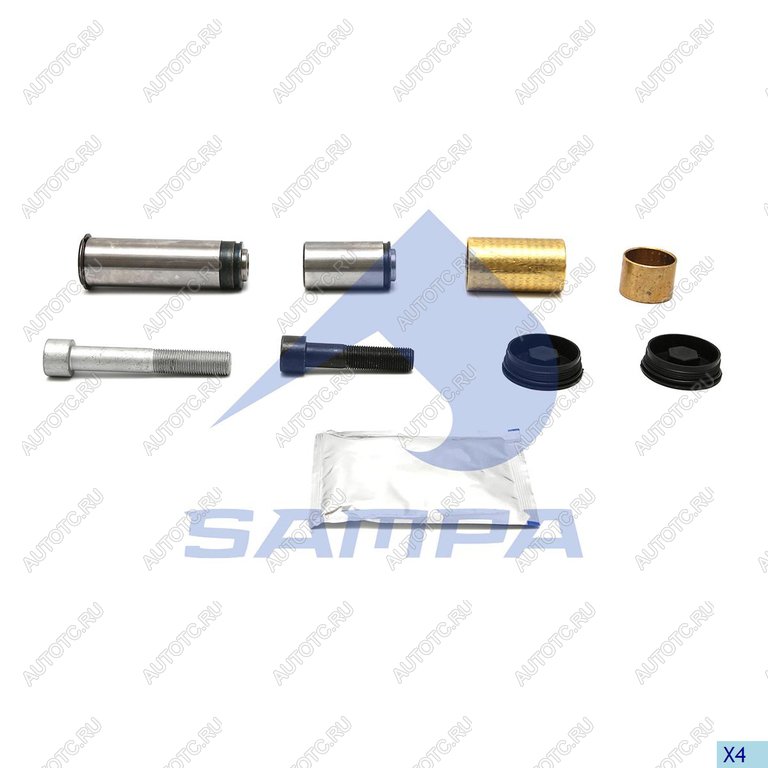 1 469 р. Ремкомплект суппорта BPW TSB3709 (направляющие) SAMPA SAMPA 095.925  с доставкой в г. Кемерово
