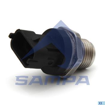 3 599 р. Датчик давления топлива КАМАЗ MAN дв.CUMMINS ISBe 185,210,270,285 SAMPA SAMPA 096.1099  с доставкой в г. Кемерово. Увеличить фотографию 1