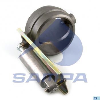 11 399 р. Корпус MAN вспомогательного тормоза с заслонкой SAMPA SAMPA 022.198  с доставкой в г. Кемерово. Увеличить фотографию 1