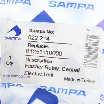 469 р. Реле поворота MAN M,F90,L,M,F2000 (9 контактов) SAMPA SAMPA 022.214  с доставкой в г. Кемерово. Увеличить фотографию 2