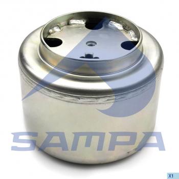 3 989 р. Стакан MAN пневморессоры стальной (1884N) SAMPA SAMPA 022.319  с доставкой в г. Кемерово. Увеличить фотографию 1