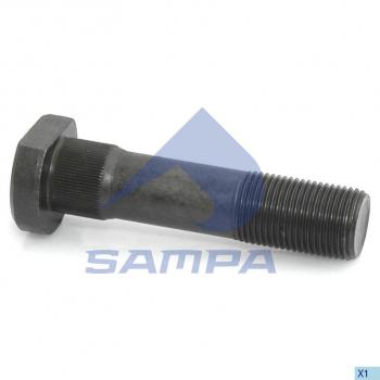 201 р. Шпилька колеса MAN заднего (M18х1.5х85мм со шлицами) SAMPA SAMPA 022.403  с доставкой в г. Кемерово. Увеличить фотографию 3